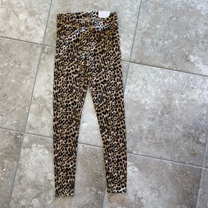 Victoria’s Secret PINK cheetah fashion leggings SM